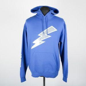 Lightning Bolt College Logo - VGC CHAMPION College Uni Lightning Bolt Hoodie Sweatshirt | Mens M ...