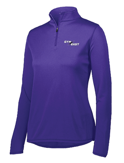 Lightning Bolt College Logo - Gym East Fall 2018 - Ladies Quarter Zip Pullover (Lightning Bolt ...