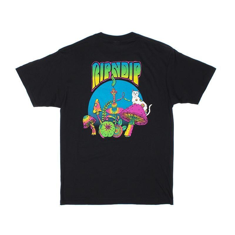 Ripndip Psychedelic Logo - Psychedelic Nermal Pocket Tee (Black) – RIPNDIP