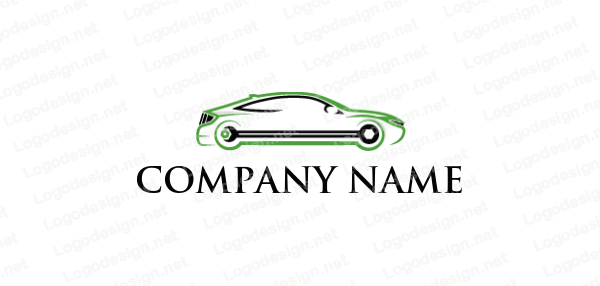 Abstract Car Logo - wrench inside abstract car | Logo Template by LogoDesign.net