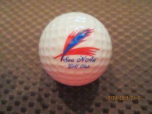 Red and White Sphere Logo - PING GOLF BALL S RED WHITE PING 9 10 SEA N AIR GOLF CLUB LOGO