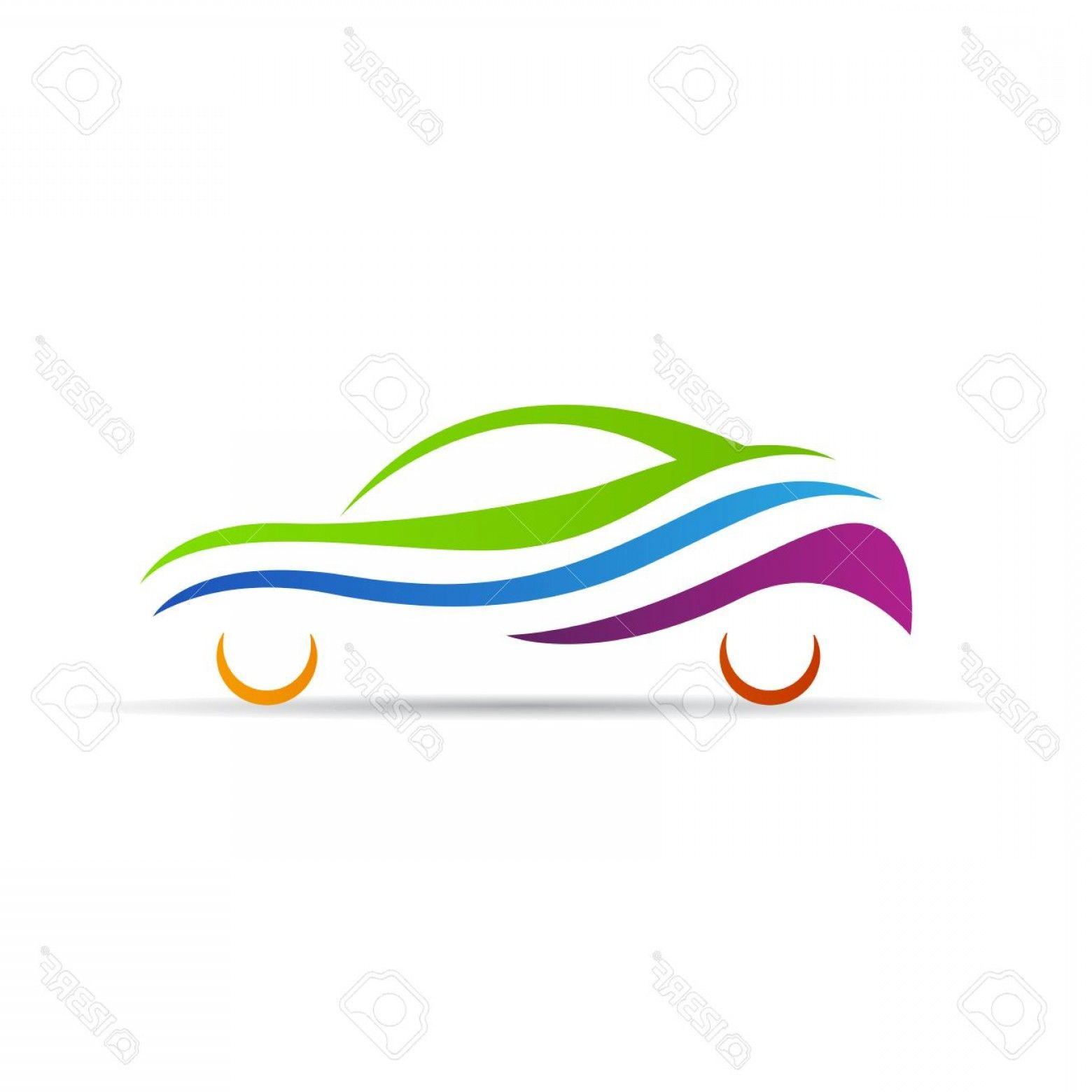 Abstract Car Logo - Photostock Vector Abstract Car Logo Vector Design Isolated On White ...