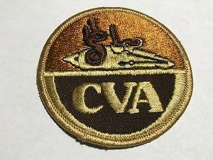 CVA Arms Logo - CVA Rifle Patch Hunt Hunter Hunting Pistol Gun Firearms Round Brown ...