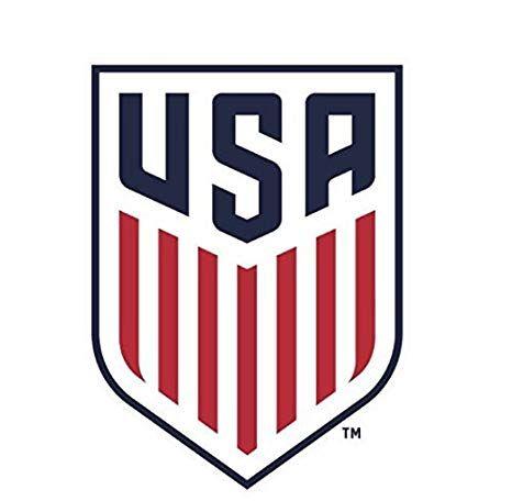 Red White Blue Soccer Logo - Amazon.com : WinCraft U.S.A. Soccer National Team Die Cut Decal 4 x