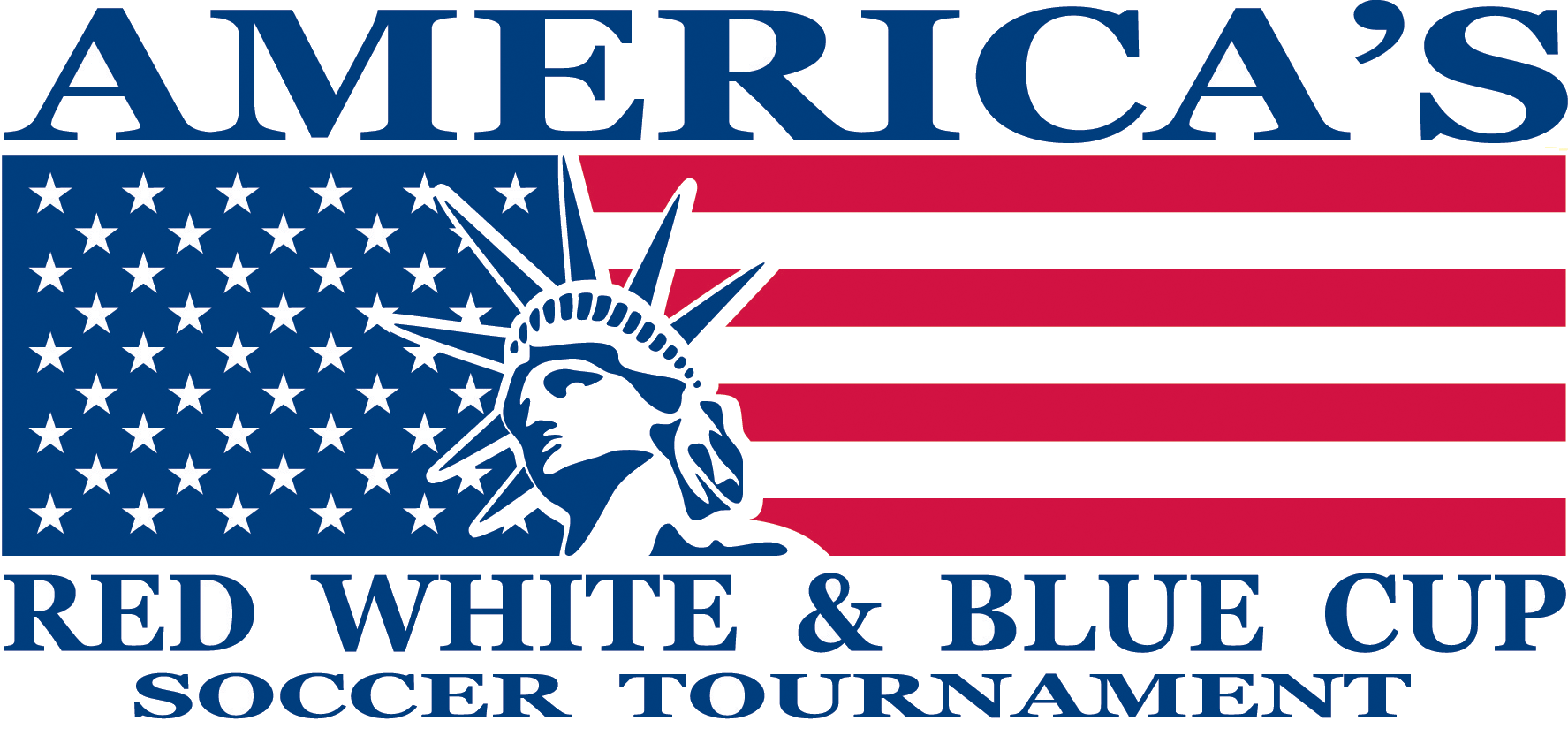 Red White Blue Soccer Logo - Liverpool FC America Tournament Series
