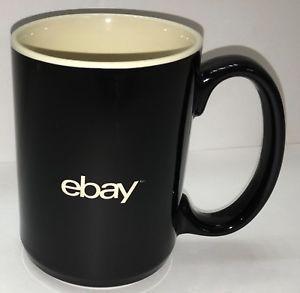 eBay Inc. Logo - eBay Inc Laser Cut Logo Black Coffee Mug Corp Seller Buyer