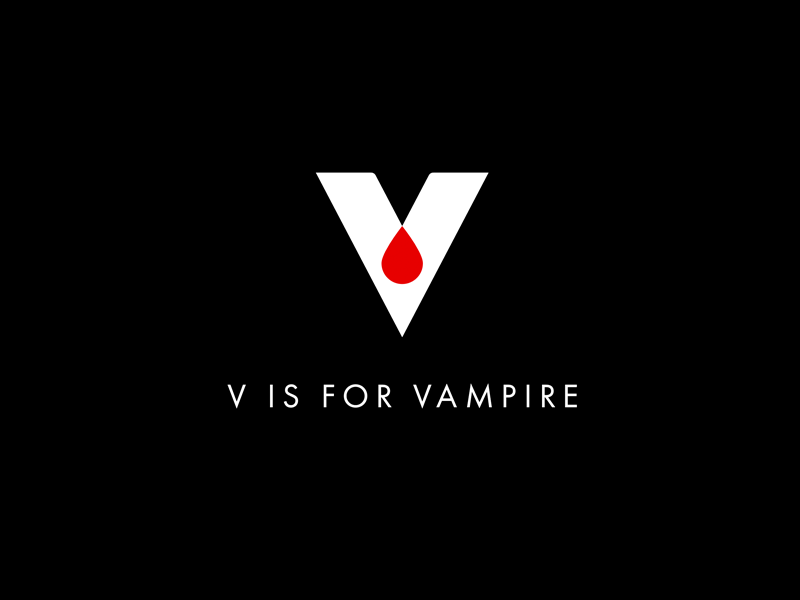 V Company Logo - V is for Vampire. Dribbble. Logos, Logo design