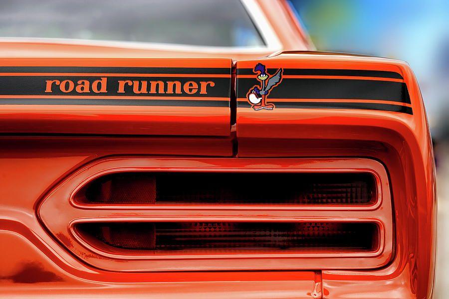 1970 Plymouth Logo - Plymouth Road Runner C Orange Photograph