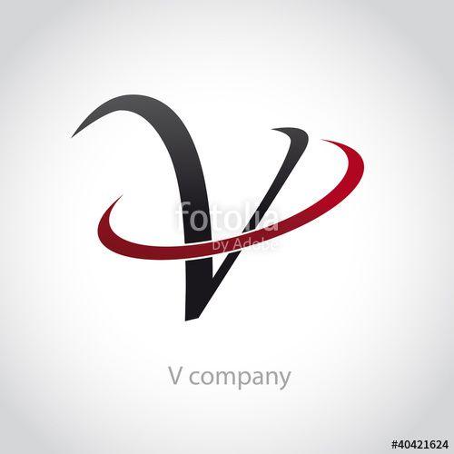 V Company Logo - V, Logo V, Logo Entreprise Stock Image And Royalty Free Vector