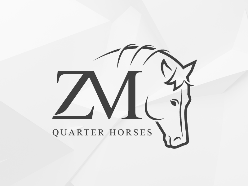 ZM Logo - ZM - Zalesany mill Quarter Horse logo by Adam Zimm | Dribbble | Dribbble