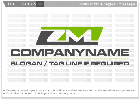 ZM Logo - LetterLogos.com ZM Logo ( Z Logo 15 )