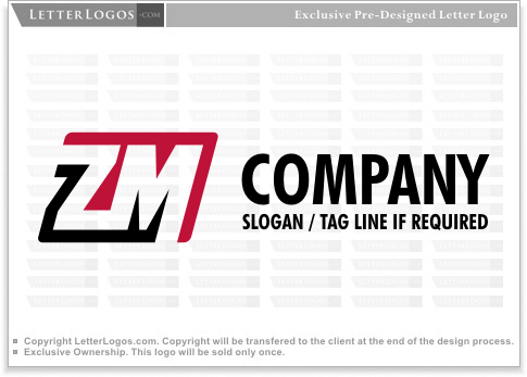 ZM Logo - Red and Black ZM Logo ( letter-z-logo-3 )