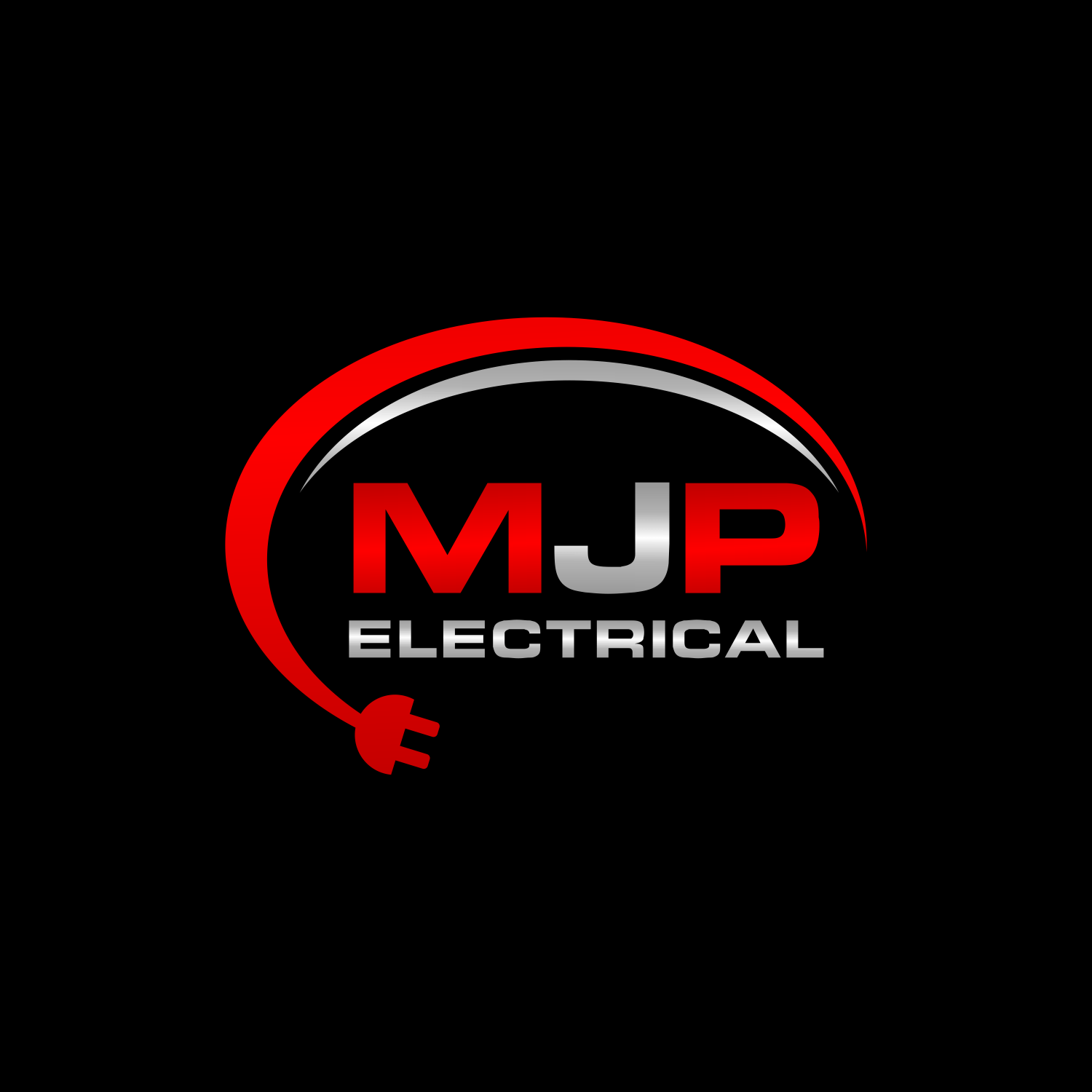 V Company Logo - Serious, Modern, Electrician Logo Design for MJP Electrical