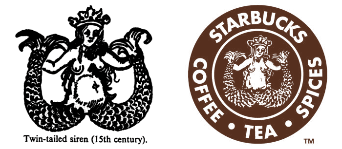 Old Starbucks Coffee Logo - What is the evolution of the Starbucks logo? - Quora