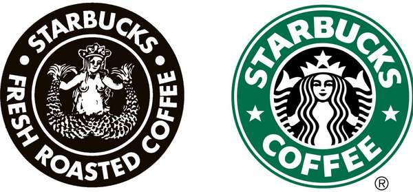 Old Starbucks Coffee Logo - Business Week |