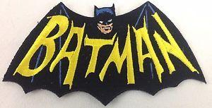 Batman 1966 Logo - Classic BATMAN 1966 TV Series Logo Iron-On Patch - Adam West & Burt ...