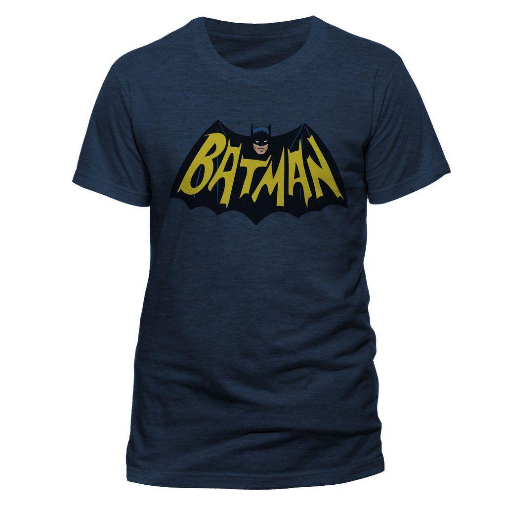 Batman 1966 Logo - Batman 1966 T-shirt from T-Baggin.co.uk - Officially licensed Batman T