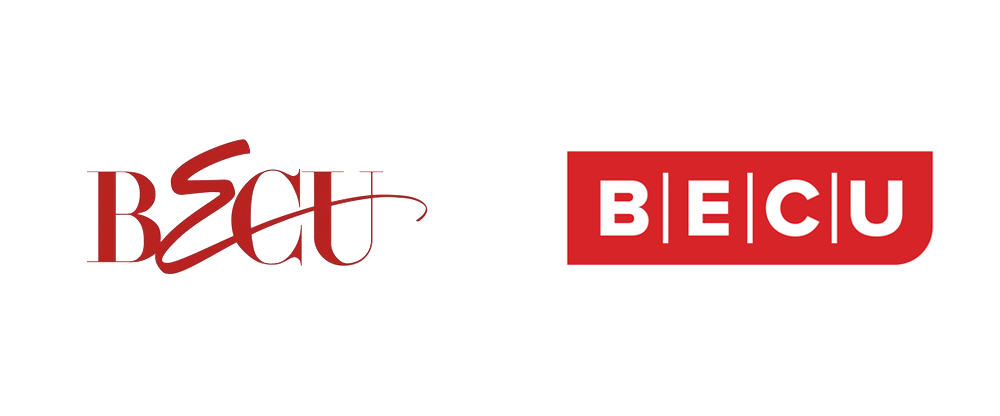 Round Red Line Logo - Brand New: New Logo for BECU