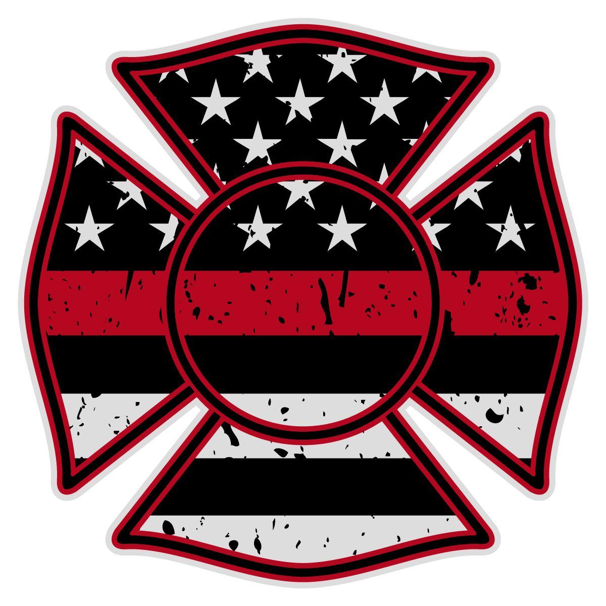 Round Red Line Logo - Round Emergency Response Team with Star of Life