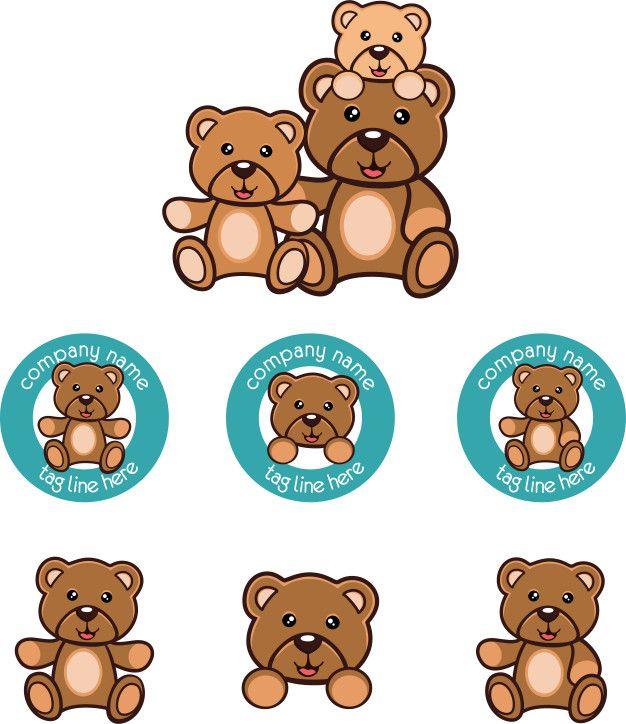 Cute Bear Logo - Cute bear logo vector Vector | Premium Download