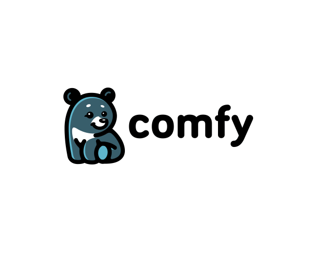 Cute Bear Logo - Logopond - Logo, Brand & Identity Inspiration (Cute black bear)