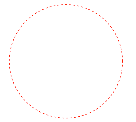 Round Red Line Logo - Basic Drawing Using TikZ, Editor de LaTeX online