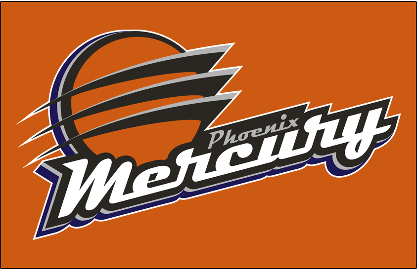 Phoenix Mercury Logo - Phoenix Mercury Primary Dark Logo's National Basketball