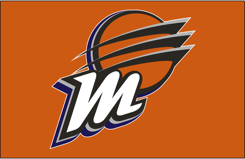 Phoenix Mercury Logo - Phoenix Mercury Alternate on Dark Logo - Women's National Basketball ...