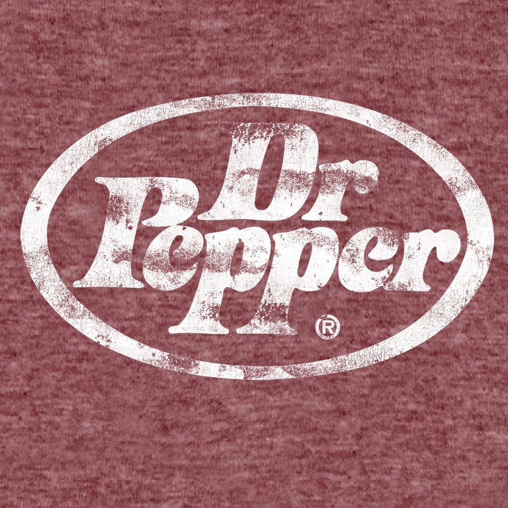 Big Red Oval Logo - Dr Pepper Distressed Oval Logo for Big and Tall – Tee Luv