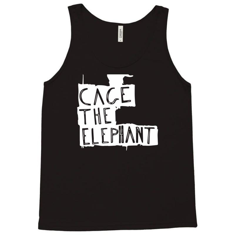 Cage The Elephant Logo - Custom Cage The Elephant Logo Tank Top By Mdk Art