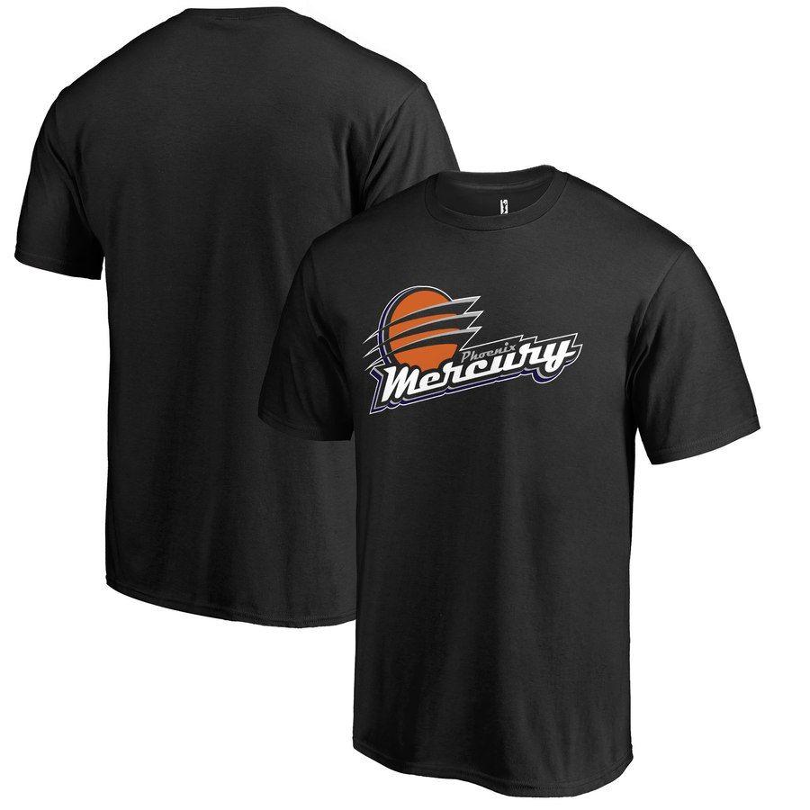 Phoenix Mercury Logo - Men's Phoenix Mercury Fanatics Branded Black Primary Logo Big and ...