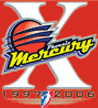Phoenix Mercury Logo - Phoenix Mercury Anniversary Logo - Women's National Basketball ...