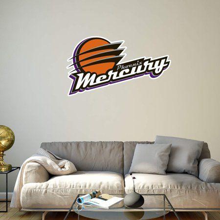 Phoenix Mercury Logo - Fathead WNBA Phoenix Mercury Logo Wall Decal - Walmart.com