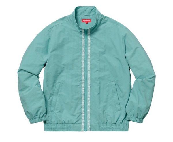 Supreme Classic Logo - Used Supreme Classic Logo Taping Track Jacket - Pale Green for sale ...