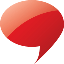 Red Speech Logo - Web 2 ruby red speech bubble 4 icon - Free web 2 ruby red speech ...