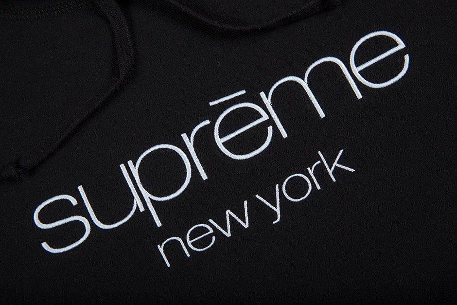 Supreme Classic Logo - SUPREME|MULTICOLOR CLASSIC LOGO HOODED SWEATSHIRT|S/S 2017|BLACK