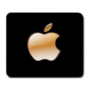 Gold Apple Logo - New Apple Logo Gold Edition Gaming Mouse Pad Mousepad Mouse Mat | eBay