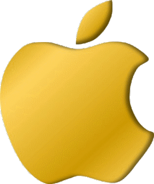 Gold Apple Logo - Gold apple logo