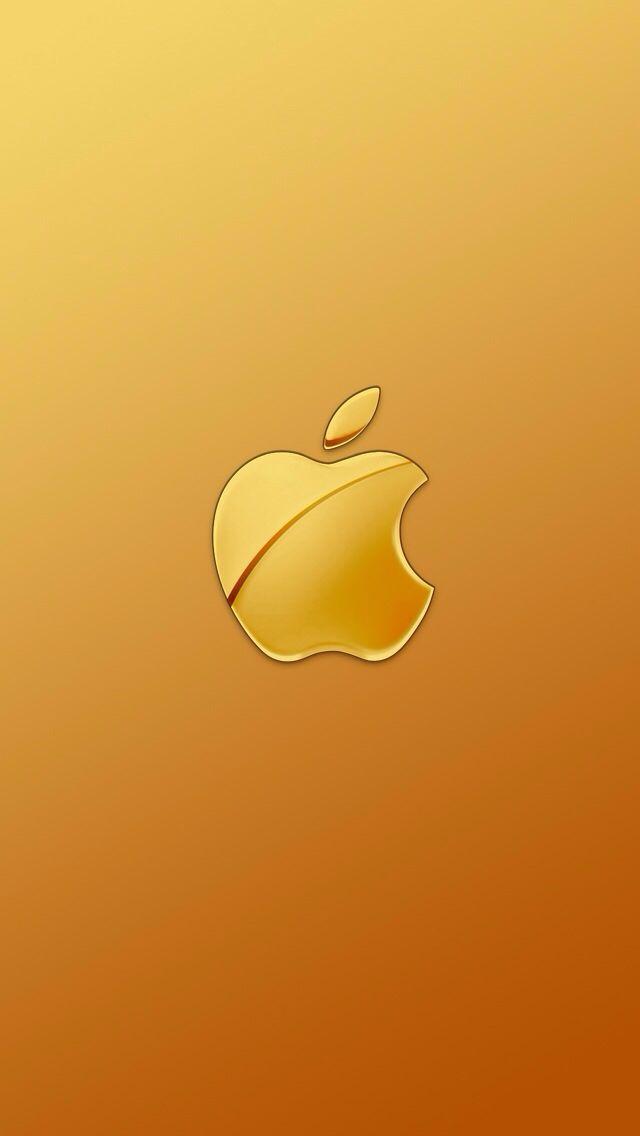 Gold Apple Logo - Gold apple. iPhone 5 wallpaper. iPhone wallpaper, Apple