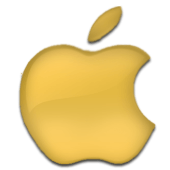 Gold Apple Logo - Gold Iphone Apple Logo Png Images