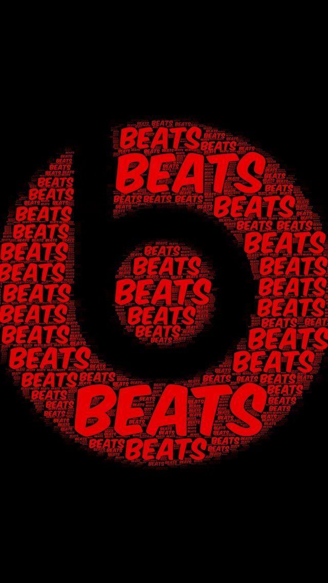 Red Dre Beats Logo - he logo for Beats by Dre is pretty simple. The 'b' is enclosed in a ...