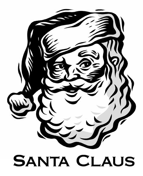 Black Santa Logo - Santa Logos Throughout the Years | Santa Rules | Santa Claus