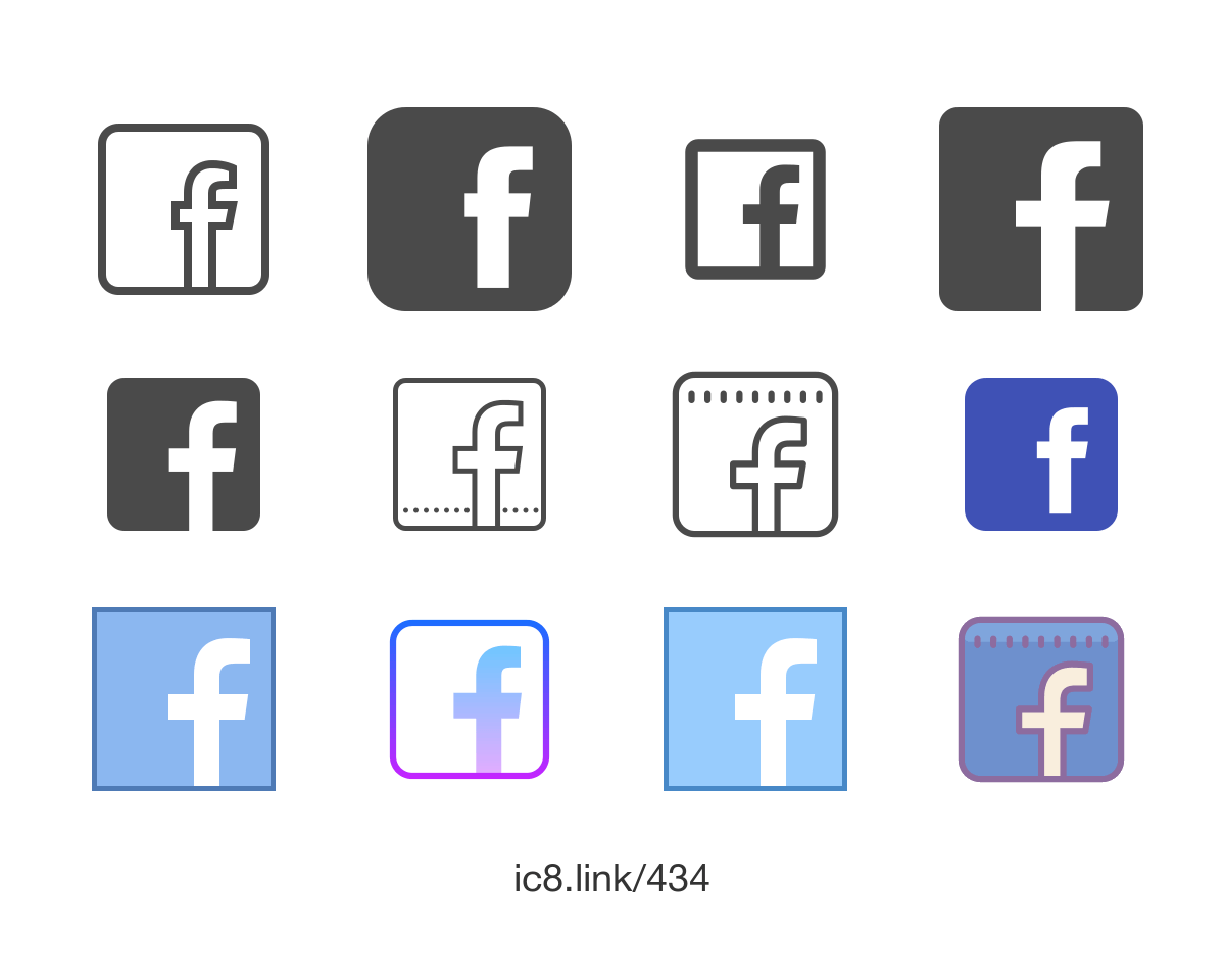 Tiny Facebook Logo - Facebook Icon download, PNG and vector