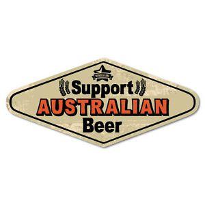 Funny Australian Logo - Support Australian Beer Drinking Sticker Aussie Car Flag 4x4 Funny ...