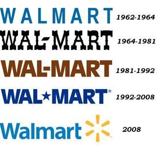 Walmart Old Logo - Ries' Pieces: Wal Mart: To Change Or Not To Change, That Was