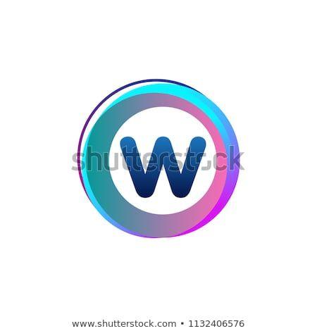 Colorful W Logo - Letter W logo with colorful circle, letter combination logo design ...