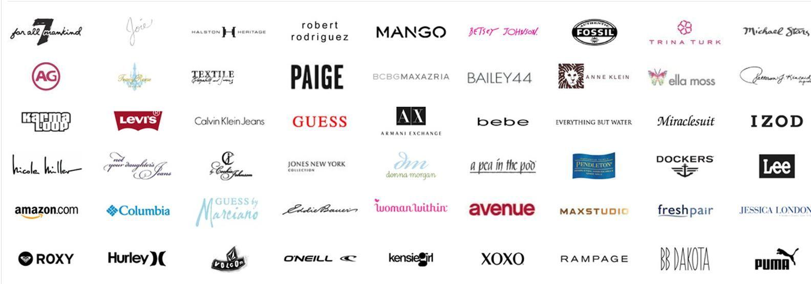Woman Brand Logo - American fashion brands Logos