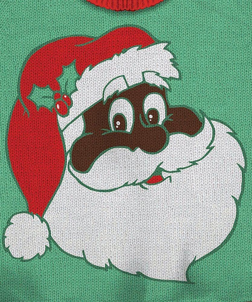 Black Santa Logo - Black Santa Christmas Sweater