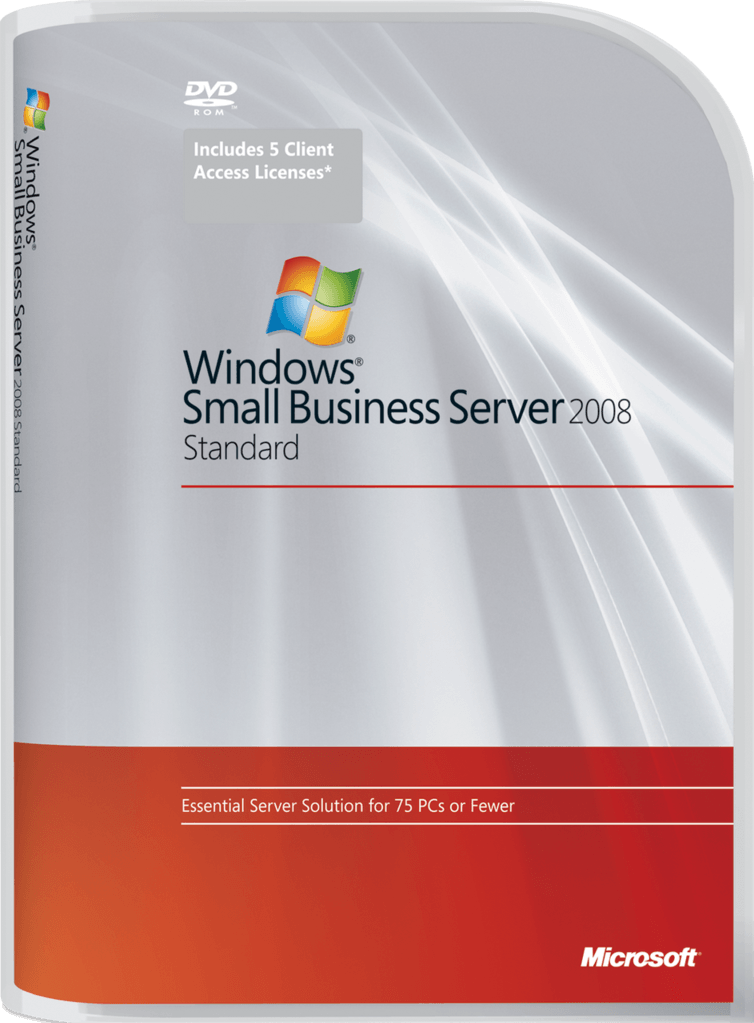 Small Business Server Logo - Microsoft Windows Small Business Server 2008 Standard Edition - 1 ...