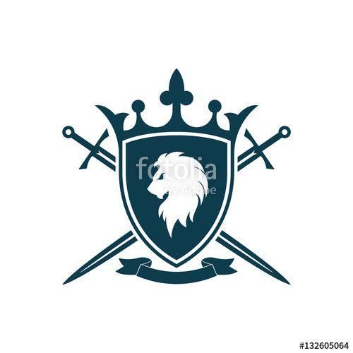 Lion Shield Logo - Lion Shield Logo Stock Image And Royalty Free Vector Files